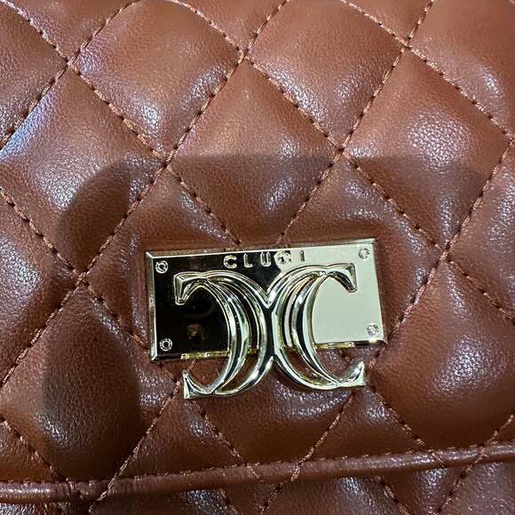 CLUCI Small Crossbody Cell Phone‎ Purse Quilted Vegan Leather Wallet Black - Picture 3 of 5